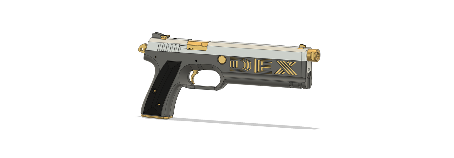 (PRE-ORDER) Cyberpunk 2077 Plan B, Dex Deshawn's Pistol STL file for 3D Printing