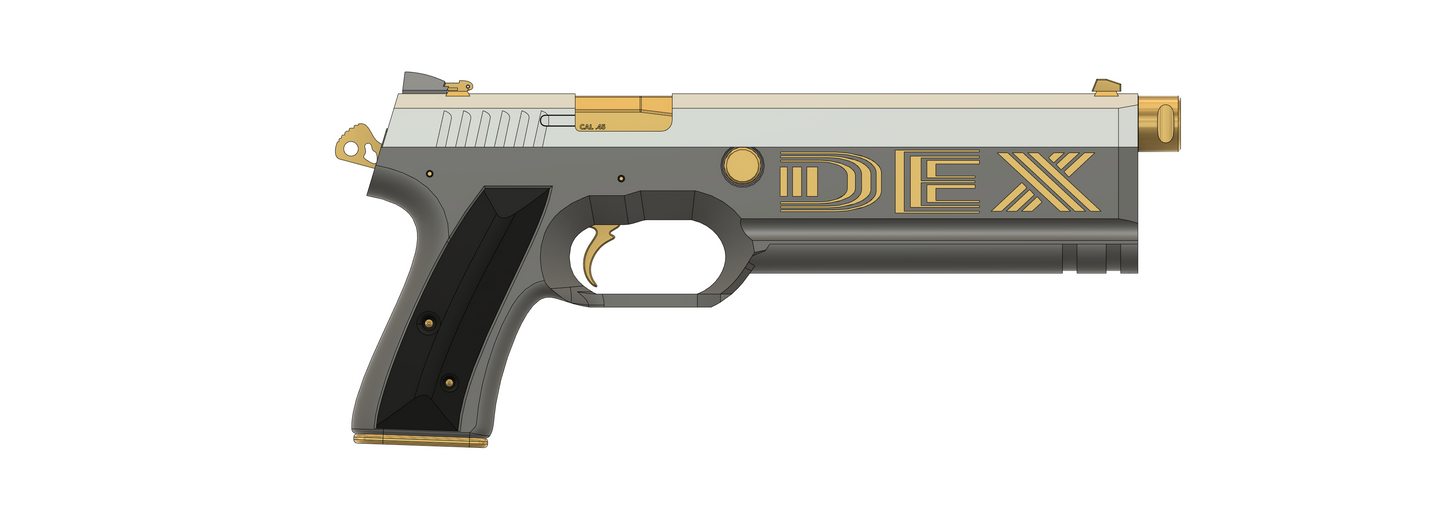 (PRE-ORDER) Cyberpunk 2077 Plan B, Dex Deshawn's Pistol STL file for 3D Printing